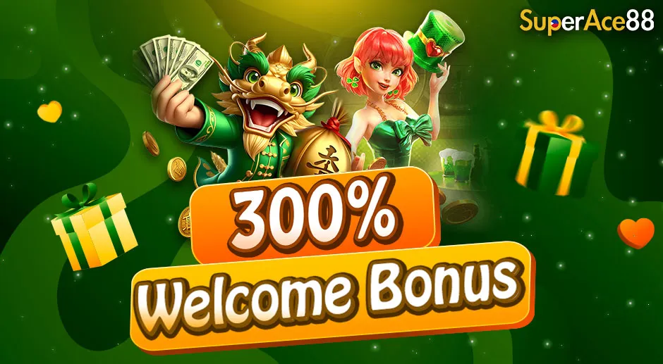 SuperAce88 promo: 300 percent welcome bonus (ayon sa ad ng brand)
