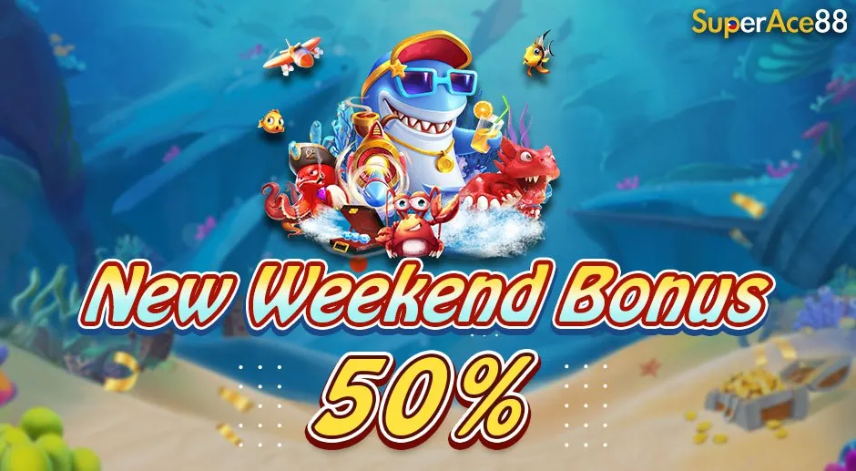 SuperAce88 promo: new weekend bonus 50 percent (ayon sa ad ng brand)